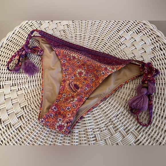 Spell and the Gypsy Collective Flamingo Side-Tie Bikini Bottom - Picture 6 of 12